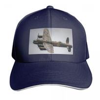 Avro Lancaster Pa474 Baseball Cap Contrast Two Tone Brim Snapback Flat Bill Strapback Dad Hat gray