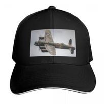 Avro Lancaster Pa474 Baseball Cap Contrast Two Tone Brim Snapback Flat Bill Strapback Dad Hat gray