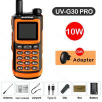 2025 Baofeng UV-G30 Pro V2 1000 kanalų dvijuostis galingas Type-C USB radijo stotelė ilgo nuotolio 17 racijų vandeniui atspari dvipusė radijo stotelė