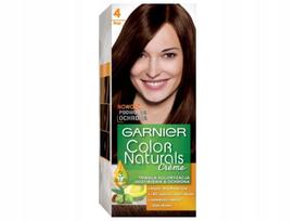 Garnier Color Naturals Hair Cream, Permanent, Nourishing Color, No. 4