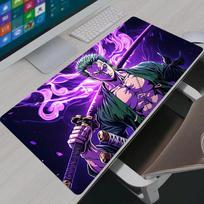 Mouse Pad PC Gamer Anime Desk Mat Non-Slip Rubber Laptop One Piece Zoro Playmat for Office Computer Accessories Gaming Mousepad 700x300x2mm