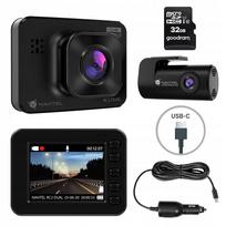 Automobilinis vaizdo registratorius NAVITEL RC2 DUAL su galine kamera, Full HD ir 64GB kortele