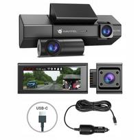 Automobilinis vaizdo registratorius NAVITEL RC3 PRO su trimis kameromis, Full HD ir Wi-Fi