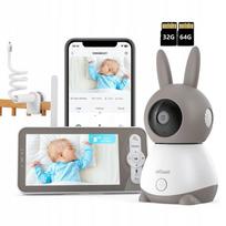 Kūdikio stebėjimo monitorius ieGeek su Wi-Fi, kamera ir LCD ekranu