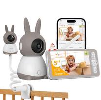 Vaizdo auklė su 5 colių LCD ekranu, Wi-Fi ir naktiniu režimu ieGeek