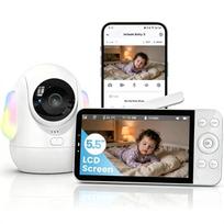 Elektroninė kūdikio stebėjimo auklė ieGeek su Wi-Fi, HD kamera ir 5,5 col. LCD ekranu