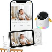 Elektroninė kūdikio auklė ieGeek su 5 colių LCD ekranu, HD kamera ir Wi-Fi