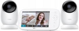 Elektroninė kūdikio stebėjimo auklė DREO su 5 colių LCD ekranu, HD vaizdu ir 5000 mAh akumuliatoriumi