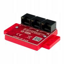 Atte XPOE-3-11A 3 prievadų PoE LAN tinklo plėstuvas, 51 × 51 × 23 mm
