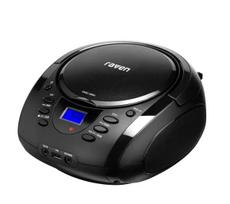 Nešiojamas CD radijo imtuvas Raven ECDP001 su Bluetooth ir FM radiju, 220 × 120 × 240 mm