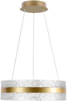Šviestuvas lubų Candellux Lighting Castillo 40 32-53985, LED, 3000 - 6500 °K, 1 x 24 W, skaidri sp. / aukso sp., 40 x 40 cm
