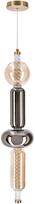 Šviestuvas lubų Candellux Lighting Kelly 31-54555, LED, 2700 °K, 1 x 9.5 W, pilka sp./gintaro sp. / aukso sp.