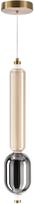 Šviestuvas lubų Candellux Lighting Kelly 31-54517, LED, 2700 °K, 1 x 8 W, pilka sp./gintaro sp. / aukso sp.