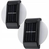 Saulės šviesos šviestuvas 6 Led, 2 vnt. sodo, terasos, balkono apšvietimui