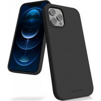 Juodas dėklas "Mercury Silicone Case" telefonui Samsung Galaxy A175 A17 4G / A176 A17 5G / A185 A18 4G / A186 A18 5G