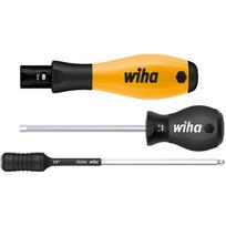Wiha sukimo momento atsuktuvų rinkinys TorqueVario-S Micro ESD 45690, 0.1-0.6Nm, 18 vnt., ESD, IEC 61340-5-1, DIN EN ISO 6789