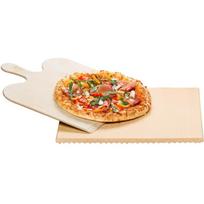 Rommelsbacher Picos akmuo PS 16, 350x350x14mm, 2,9kg, šamotas, 2 dalių, medinė mentelė, beige