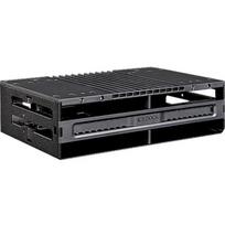 Icy Dock diskų rėmas MB024SP-B, 4x 2,5 colio SAS/SATA, 9,5 mm, 6Gb/s, 5,25 colio, juodas, metalas su plastiku, be įrankių