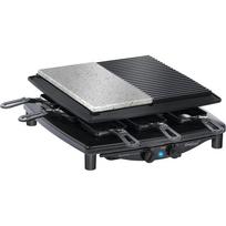 Steba Raclette RC 4 Plus 621400, 1450W, 230V, 29x29cm, 8 keptuvės, 2 grilio plokštės, emaliuotos, neprideganti danga