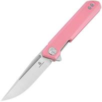 Bestechman Mini Dundee Pink/Satin Stonewash Sulankstomas peilis