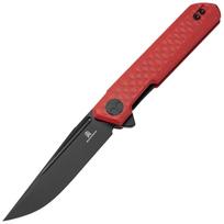 Bestechman Mini Dundee Red/Black Sulankstomas peilis