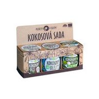 Purity Vision Coconut set (Raw coconut oil, Virgin coconut oil, Odorless coconut oil)
