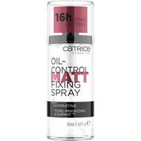 Catrice Oil-Control Matt Fixing Spray Makiažo fiksatorius 50 ml Makiažą fiksuojanti priemonė