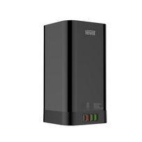 Įkrovimo stotelė Newell GaN Power Cube 8-in-1 su Qi belaidžiu įkrovikliu 15W