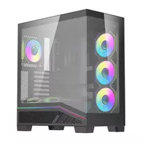 Kompiuterio korpusas DarkFlash K430 + 6 ventiliatoriai (juodas)