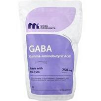 Micro Ingredients, GABA, 300 minkštųjų kapsulių