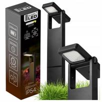 Saulės šviesos lauko Led stulpas su sutemų jutikliu, 3000k