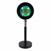 LED saulėlydžio projekcinė lempa su nuotolinio pulteliu, 180°, 1 vnt.