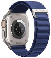 Mėlyna apyrankė Apple Watch 8 / 9 / 10 / 11 / 12 / SE / Ultra (44 / 45 / 46 / 49 mm) laikrodžiui "Tech-Protect Nylon Pro"