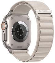 Smėlio spalvos apyrankė Apple Watch 8 / 9 / 10 / 11 / 12 / SE / Ultra (44 / 45 / 46 / 49 mm) laikrodžiui "Tech-Protect Nylon Pro
