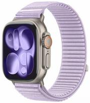 Purpurinė apyrankė Apple Watch 8 / 9 / 10 / 11 / 12 / SE (40 / 41 / 42 mm) Laikrodžiui "Tech-Protect NylonLoop"