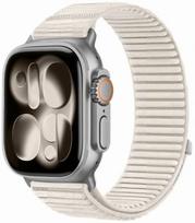Smėlio spalvos apyrankė Apple Watch 8 / 9 / 10 / 11 / 12 / SE (40 / 41 / 42 mm) Laikrodžiui "Tech-Protect NylonLoop"