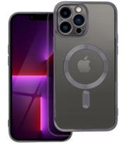 Juodas / skaidrus dėklas Apple iPhone 13 Pro Max telefonui "Electro Mag Cover"