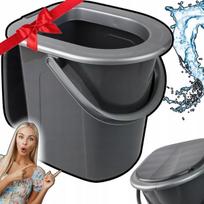 Nešiojamas kelioninis turistinis tualetas kibiras wc dangtis toi toi patvarus