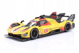 Miniatiūrinis automobilis - BBURAGO - Ferrari 499P 3.0L Turbo V6 - 1/18 mastelis - 24H Le Mans 2024 - Geltona/Raudona/Juoda