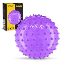 Treniruočių kamuolys su spygliais – 20 cm, violetinės spalvos
