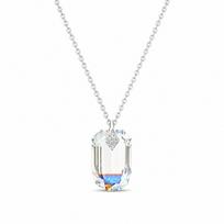 Kaklo papuošalas moterims DiamondSky „Symbiosis (Aurora Borealis)“ su Swarovski kristalais