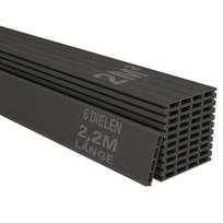 WPC terasos lentos, 2 m², pilkas