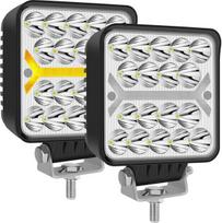 Sufemotec Led Darbiniai Žibintai Su Geltona Šviesa 11,5 Cm 12 V 2 Vnt.