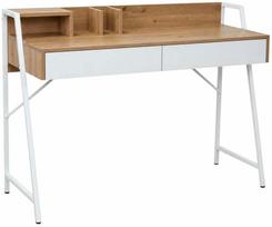 Rašomasis stalas su stalčiais Akord Furniture Factory Orix, 124 cm x 48 cm, 91.5 cm, artisan oak sp.