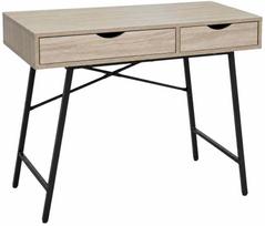 Rašomasis stalas su stalčiais Akord Furniture Factory Rax, 100 cm x 48 cm, 80.5 cm, sonoma ąžuolo sp.