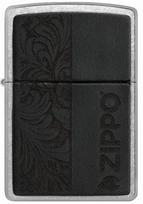 Žiebtuvėlis Zippo 46919 Black Leather Emblem, juoda sp.