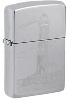 Žiebtuvėlis Zippo 46725 Lighthouse Design, sidabro sp.