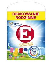 E Skalbimo milteliai spalvotiems ir tamsiesiems audiniams, 75 skalbimų, 3,75 kg, 3,75 kg