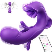 3-in-1 Vibratorė Moterims su 7 Skirtingais Modalitetais ir Loudelės Stimuliacija