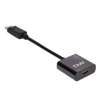 CLUB 3D CAC-2070 DisplayPort 1.2 to HDMI 2.0 active adapter Black